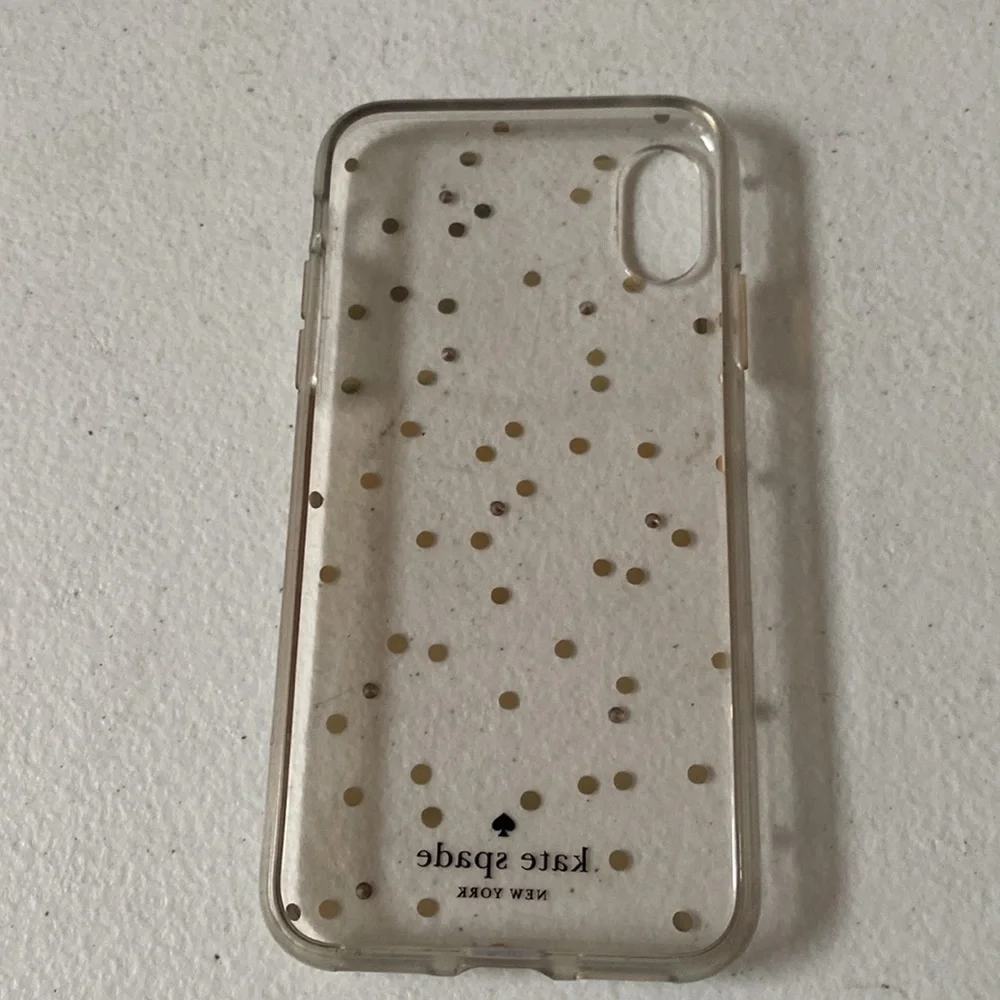 NEW Glass+ Screen Protector for iPhone X/Xs and a Gently Used Kate Spade X case